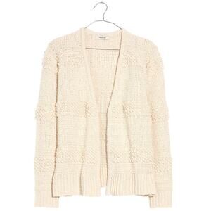 Madewell Bronson Cardigan Sweater Seashell (Cream/Off-White) Small
